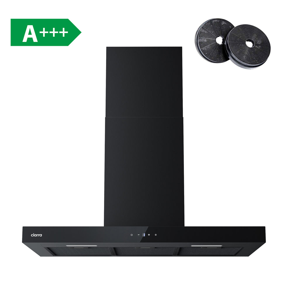 Ciarra Campana extractora de pared de 90cm con control táctil CBCB9102-B