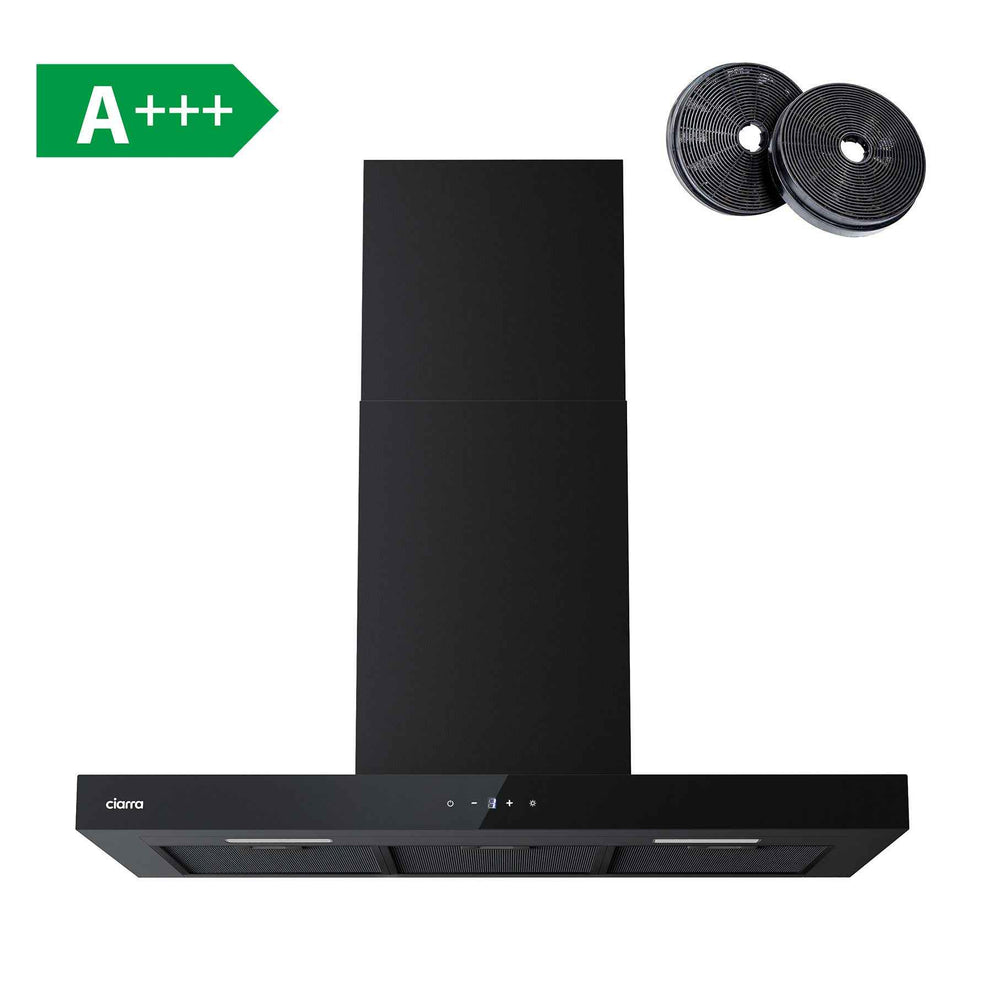 Ciarra Campana extractora de pared de 90cm con control táctil CBCB9102-B