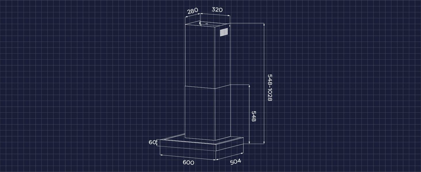 Campana Extractora 60 cm