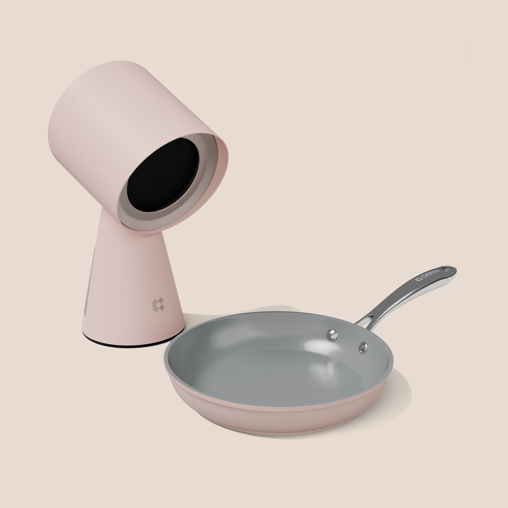 Ciarra Cocinar Paquete Esencial 4: HOOD TO GO & Sartén