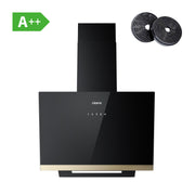 Ciarra campana extractora decorativa 60cm control táctil 650m³/h CBCB6736H-G