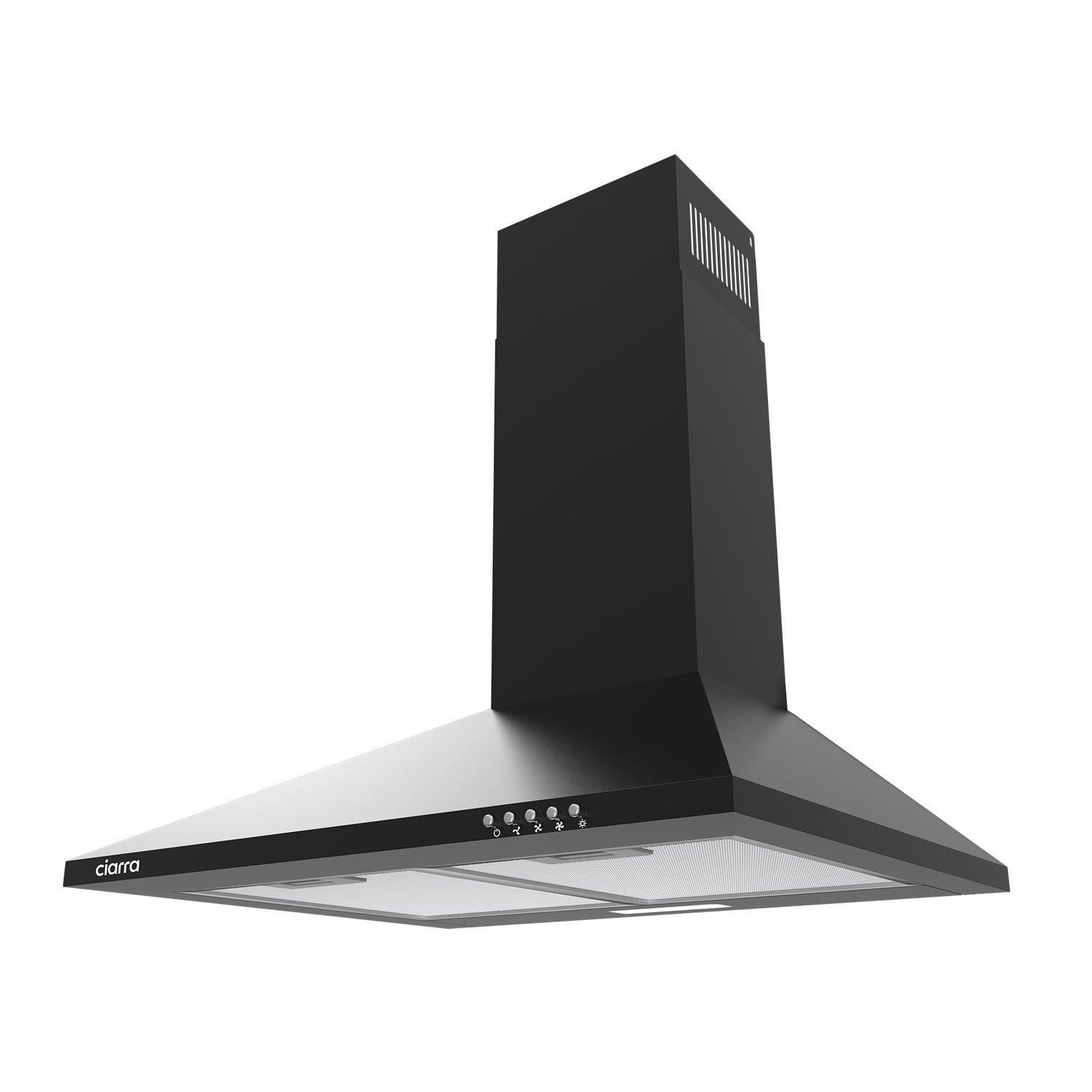 CIARRA 60cm Campana extractora de pared piramidal CBCB6201-OW