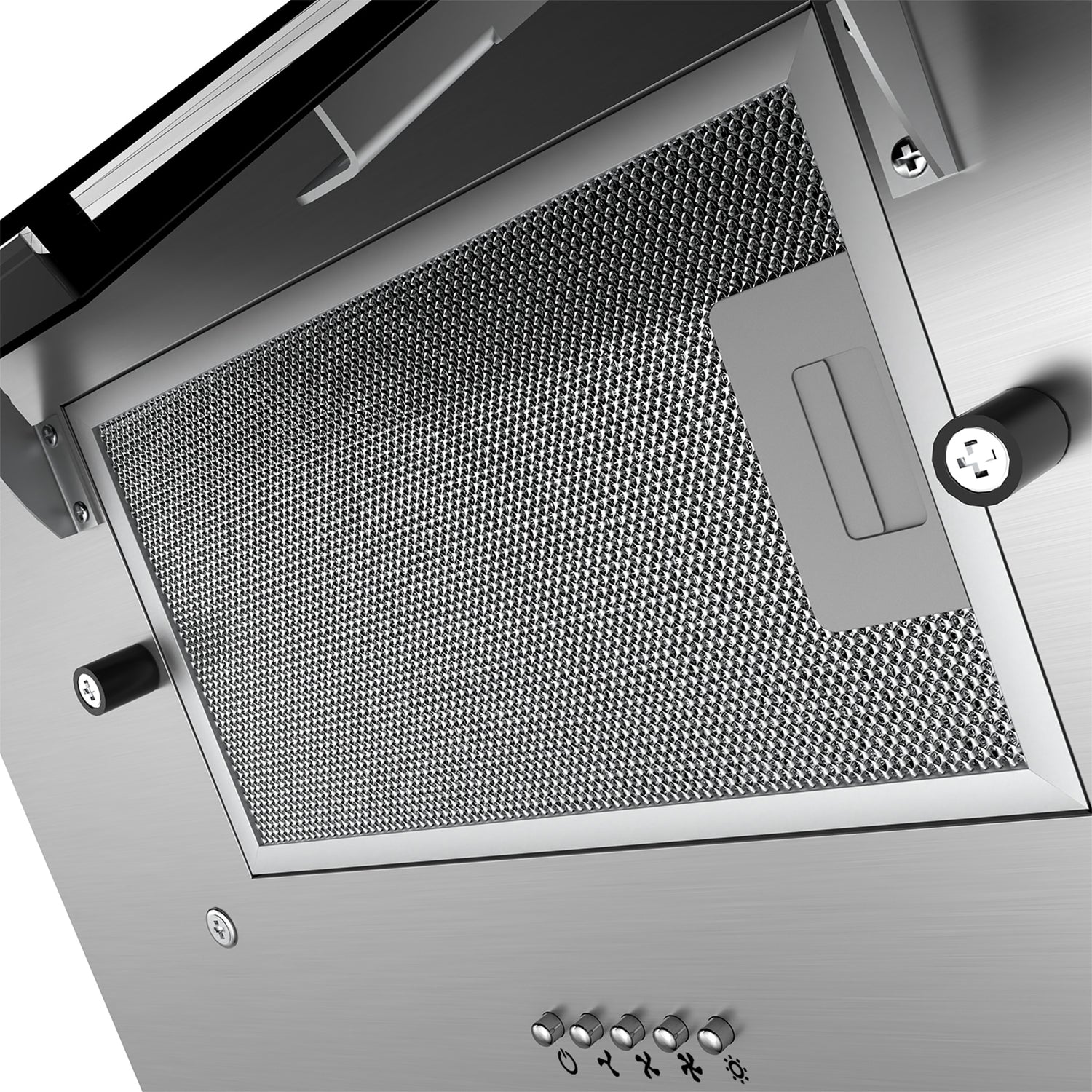 CIARRA 60cm Campana extractora inclinada de 3 velocidades CBCB6736C-OW