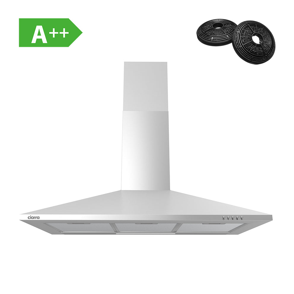 CIARRA 90cm Campana extractora de pared piramidal CBCS9201-OW