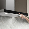 CIARRA Campana extractora de pared 90cm 650m³/h Clase energética A++ Control táctil CBCS9102-OW