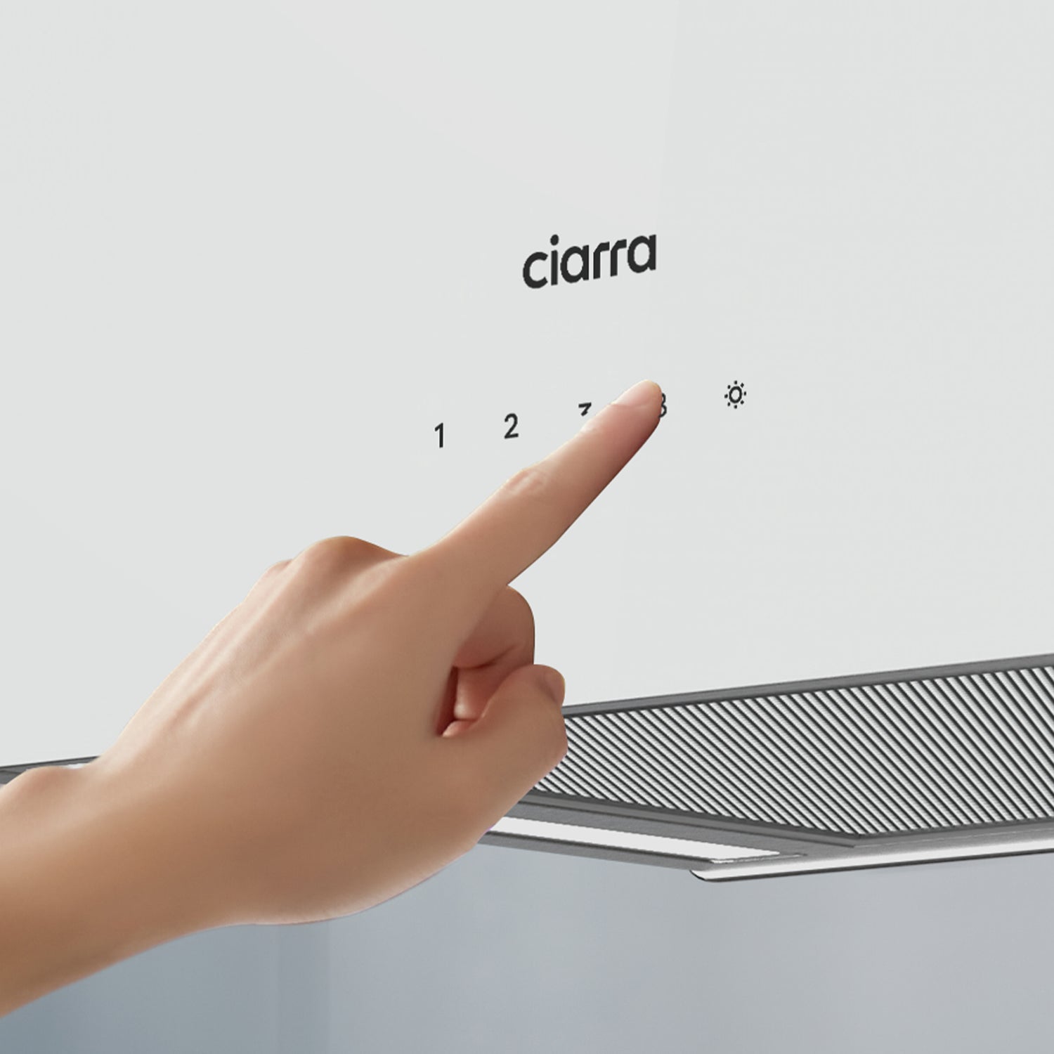 CIARRA Campana extractora inteligente en isla 48cm CBCS4850-OW