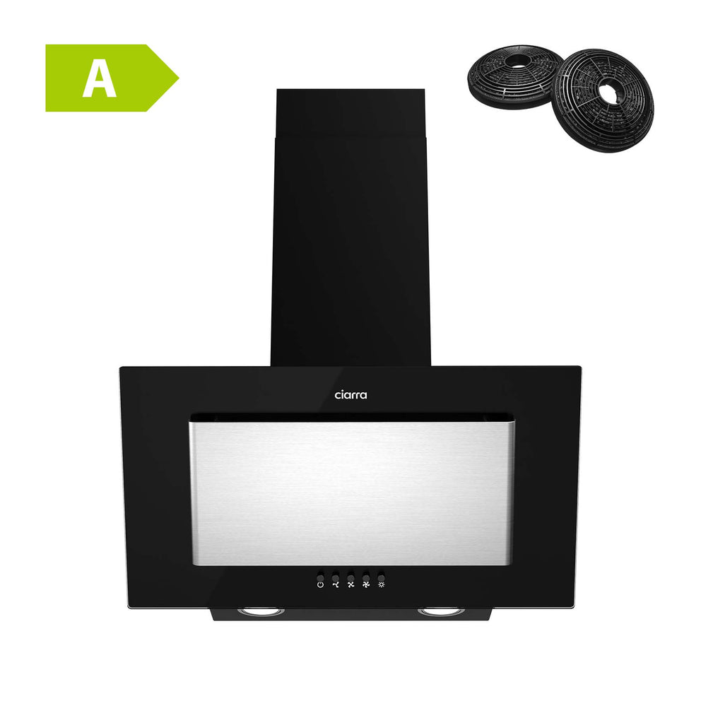 CIARRA Campana extractora vertical 60cm Clase energética A CBCB6736D-OW