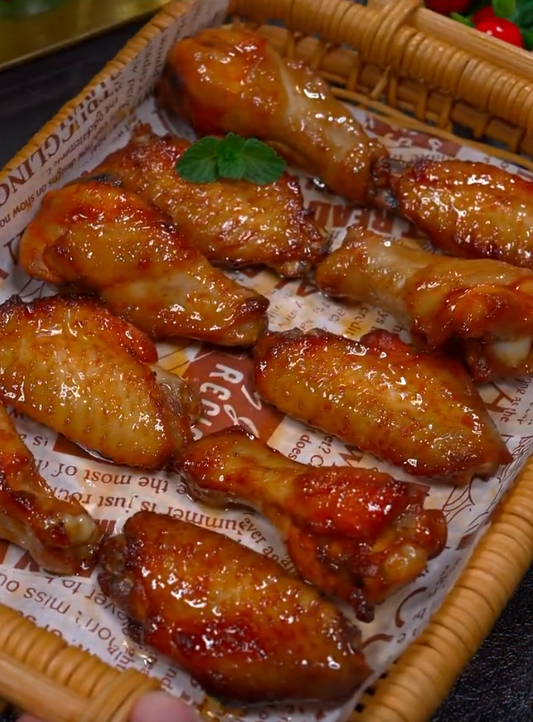 Alitas de pollo en freidora de aire