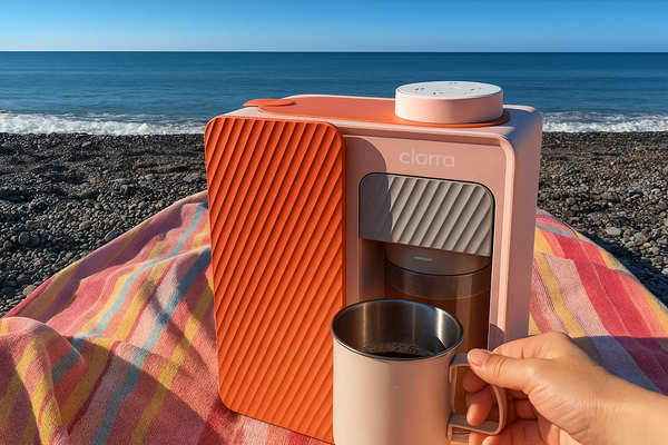 Cafetera portátile reinventadas: cómo la Ciarra BloomBox combina estilo y rendimiento