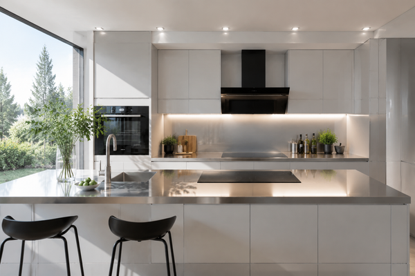 Elementos esenciales para una cocina de fácil limpieza: Características imprescindibles para un hogar de bajo mantenimiento