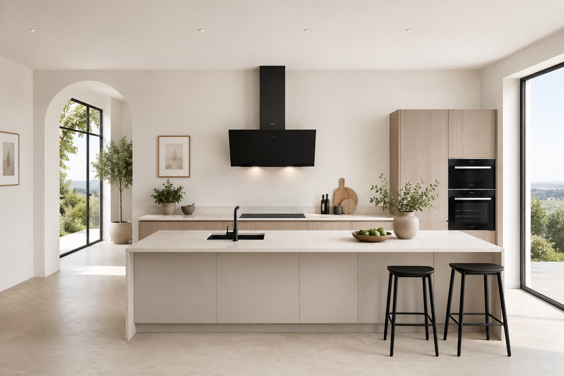 ¿Debería comprar una campana decorativa negra de 60 cm para su cocina?