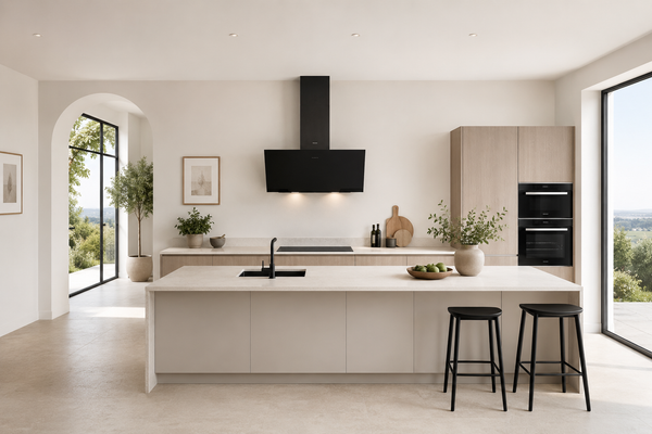 ¿Debería comprar una campana decorativa negra de 60 cm para su cocina?