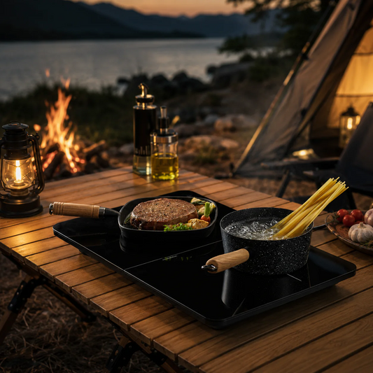 Hornillo eléctrico para camping  vs Gas: ¿Cuál es la Mejor Opción para tu Autocaravana?