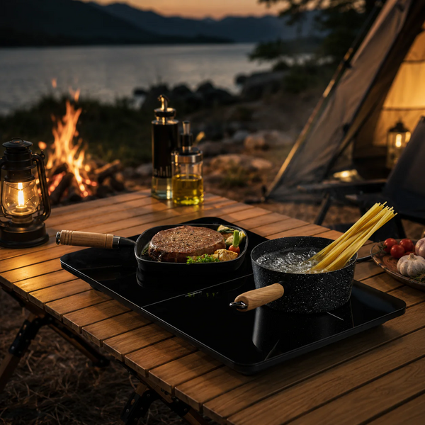 Hornillo eléctrico para camping  vs Gas: ¿Cuál es la Mejor Opción para tu Autocaravana?