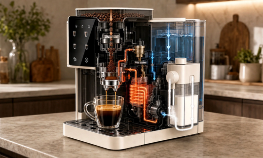 Cómo funciona una cafetera semiautomática