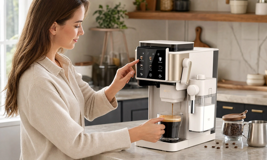 Cómo usar una cafetera semiautomática