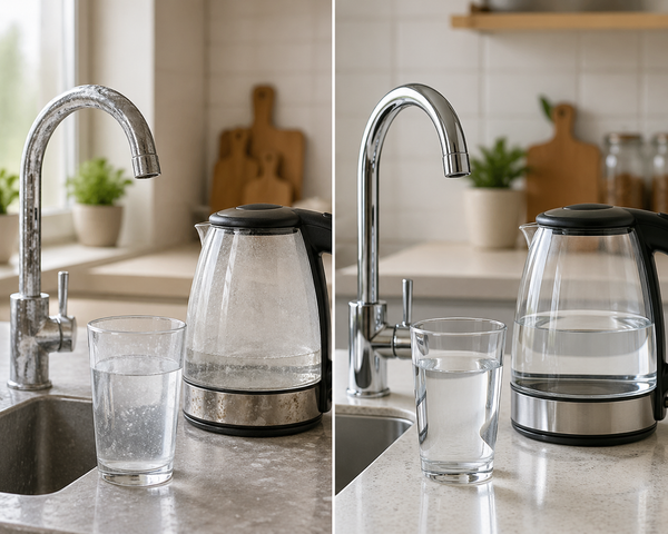 Agua dura vs agua blanda