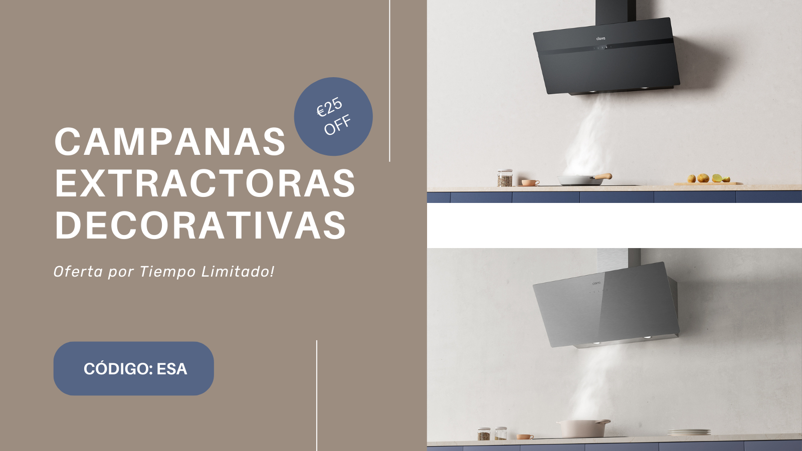 Campanas Extractoras Decorativas