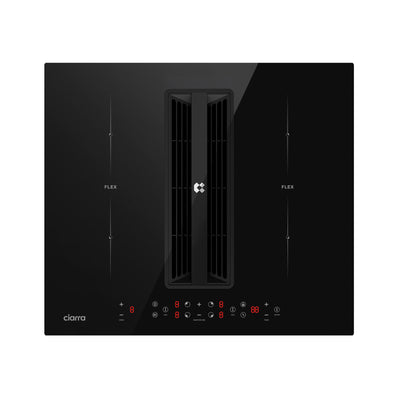 Ciarra ONE Placa de Inducción Vitroceramica con Extractor Compacta 590 mm con Sistema Plasma⁺ Incorporado CBBEH594BBFF-OW