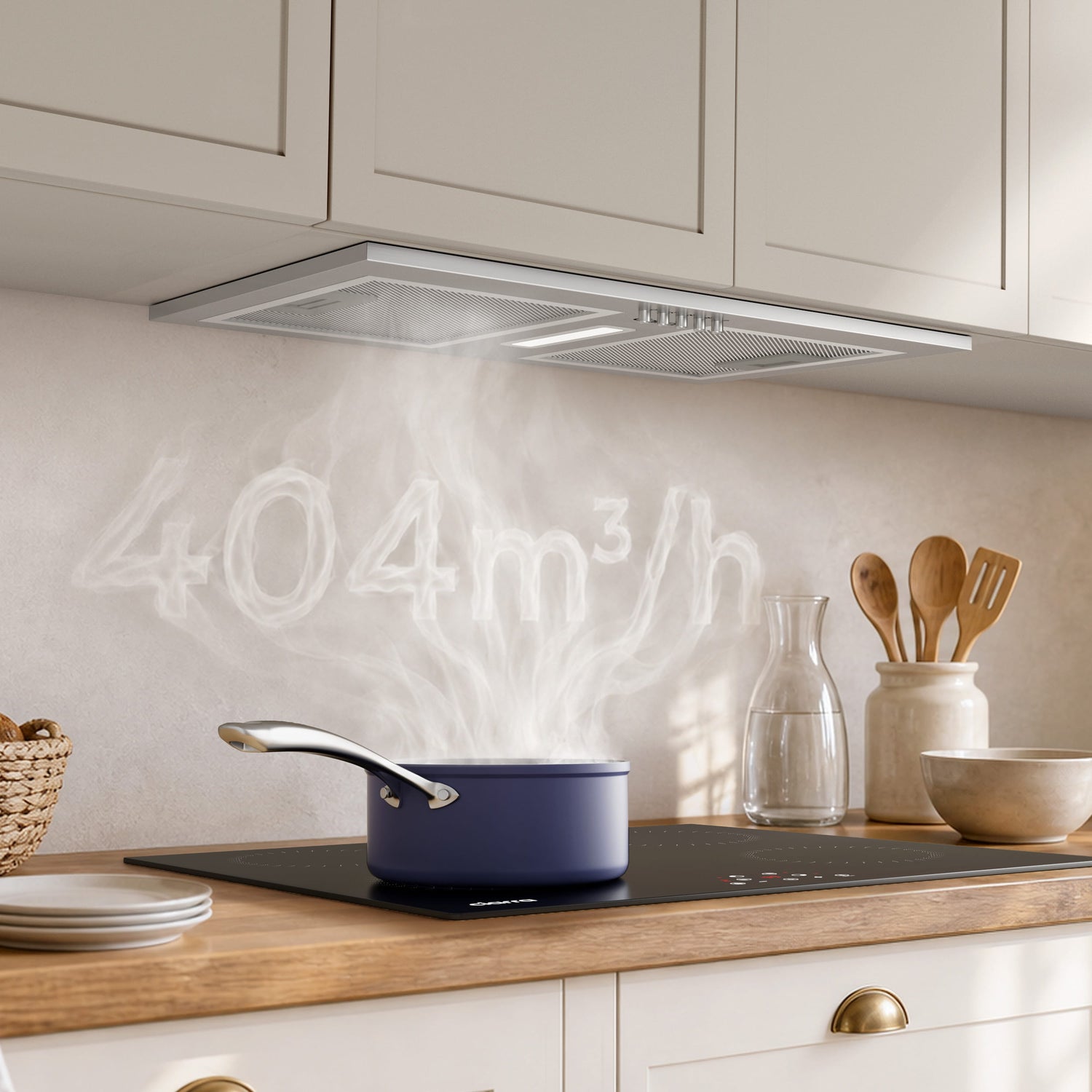 CBCS5937A-OW Caudal máximo 404m³/h absorción eficaz de humos de cocina