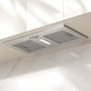 CBCS5937A-OW Campana integrada de acero inoxidable instalada en mueble