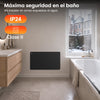 Radiador eléctrico IP24 CIARRA apto para baño con instalación correcta