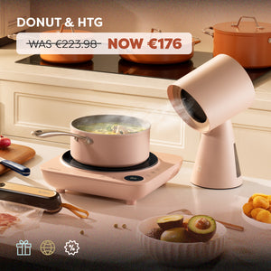 Ciarra Cocina CookVent Duo: Placa de inducción Donut & HOOD TO GO