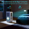 Ciarra Aire Acondicionado Portátil 3 en 1 Bajo Consumo A – Sin tubo, Refrigeración, Deshumidificación, Ventilación, Eficiente Energéticamente