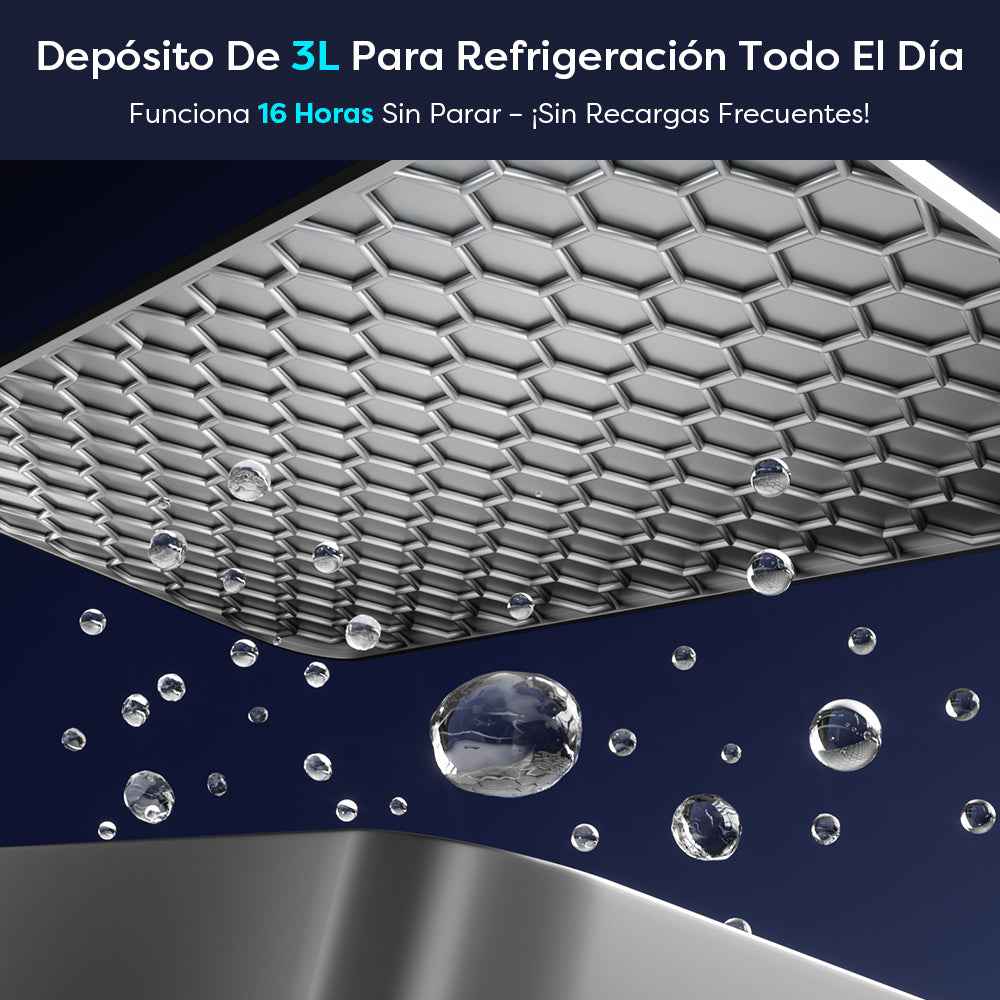 Ciarra Aire Acondicionado Portátil 3 en 1 Bajo Consumo A – Sin tubo, Refrigeración, Deshumidificación, Ventilación, Eficiente Energéticamente