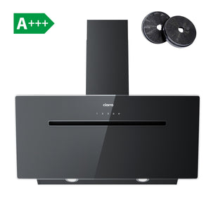 CIARRA Campana Decorativa Campanas extractoras inclinadas de 90cm con Touch Control Booster A+++ CBCB9736F-B