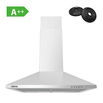 Ciarra Campana extractora de pared 60cm – solución práctica para una cocina limpia y sin humos CBCS6201-OW