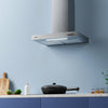 CIARRA Campana extractora de pared 60cm 370m³/h Clase energética A CBCS6125-OW