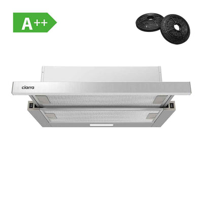 Ciarra Campana extractora telescópica de 60cm con 2 niveles de velocidad CBCS6906D-OW